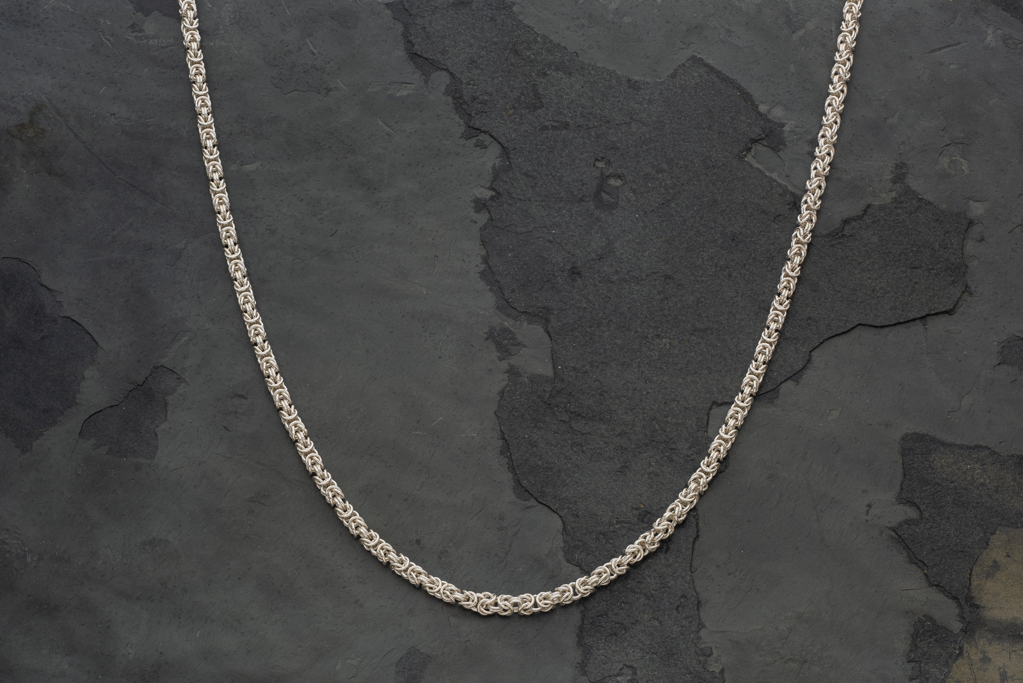 925 Sterling Silver Byzantine Link Chain | 3.6mm | South Africa